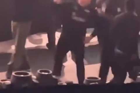 ‘His life flashed before his eyes’ – Watch UFC star Nate Diaz terrify man with fake punch at Jake..