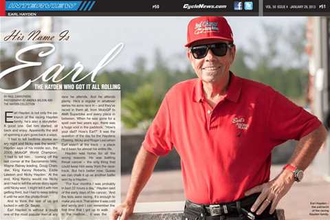 Earl Hayden: Cycle News Interview From 2013 – MotoAmerica