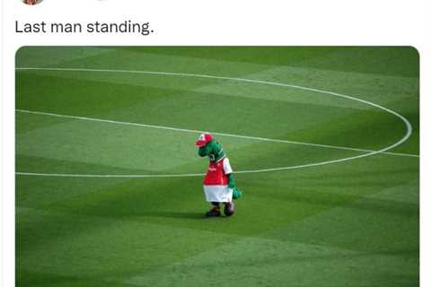 ‘Only Gunnersaurus left’ – Arsenal fans fume over lack of January transfers with Mikel Arteta..