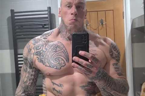 World scariest man Martyn Ford shows off bulking physique ahead of fight with ‘Iranian Hulk’ Sajad..