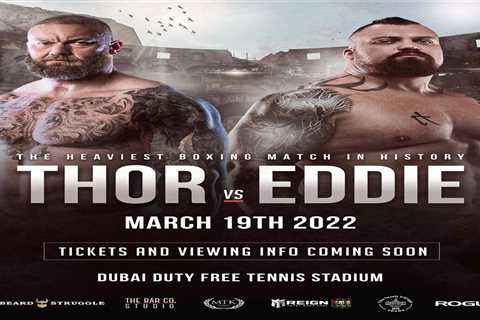 Eddie Hall vs Hafthor Bjornsson date CONFIRMED with heaviest fight in boxing history finally going..