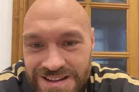 ‘What a surprise’ – Watch Tyson Fury taunt Dillian Whyte in American accent after rival signs £30m..