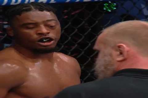 Gruesome moment MMA fighter has eyeball punched out of SOCKET leaving viewers squirming before..
