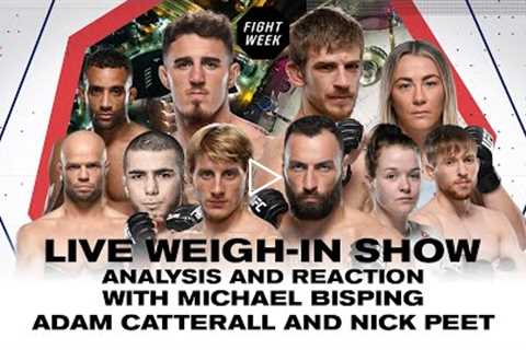 UFC London Live Weigh-In Show: Reaction and analysis with Michael Bisping.