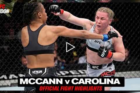 KO of the Year?! 💪 💥   Molly McCann v Luana Carolina  UFC London Fight Highlights