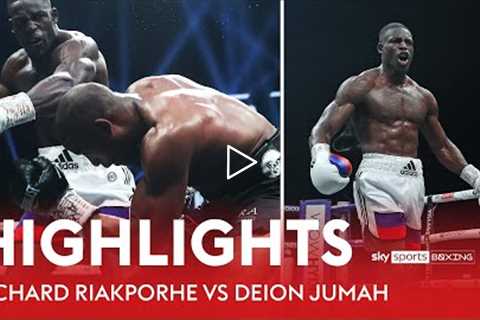 HIGHLIGHTS! Richard Riakporhe vs Deion Jumah 💥