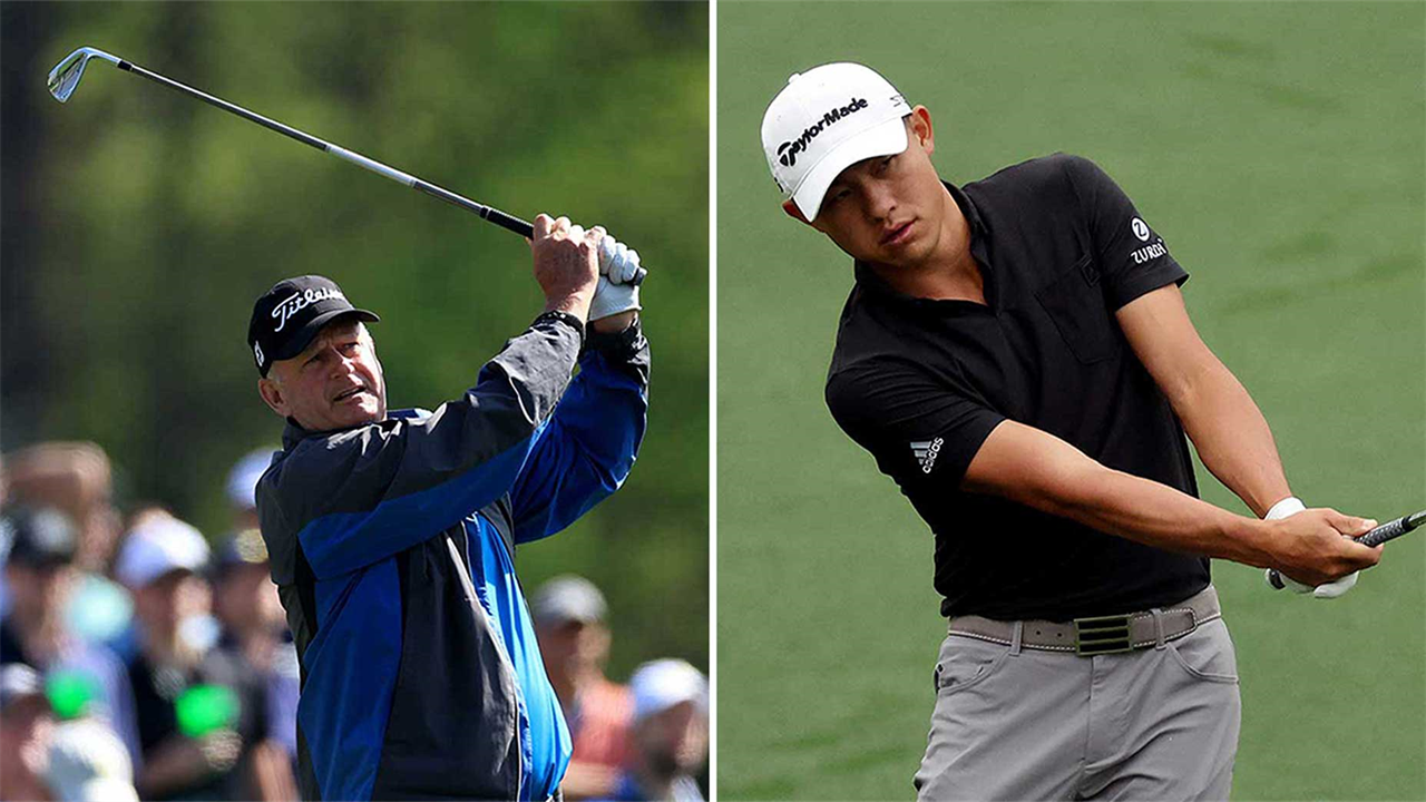 A Masters winner nearly hit a major champ. But the next 2 hours at Augusta were great.