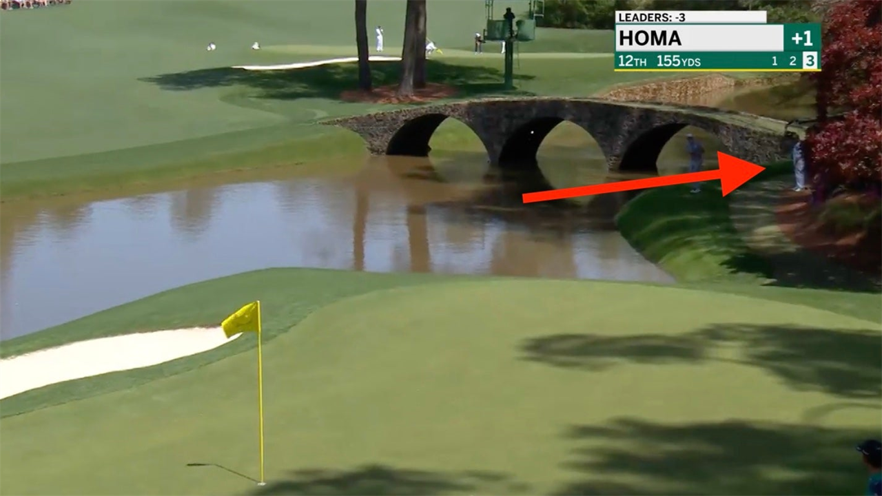 Pro hits wild shot at Augusta National's iconic 12th hole that you've likely never seen before