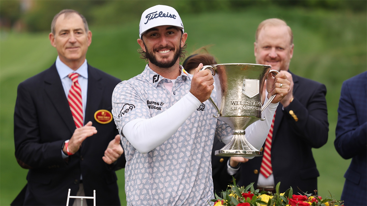 Max Homa steady in Sunday duel, gets 4th tour win at Wells Fargo