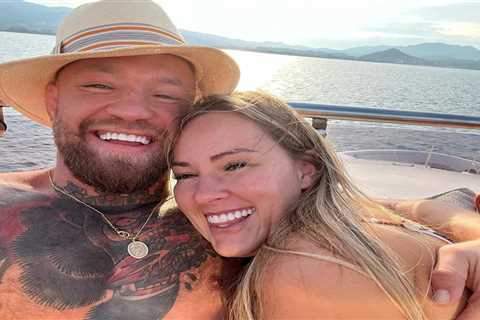 Conor McGregor calls fiancee Dee Devlin ‘big busty woman’ as they relax on £2.4m Lamborghini yacht..