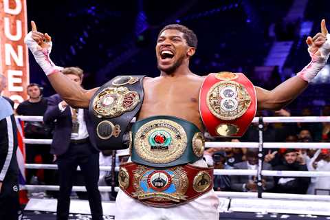 Anthony Joshua closing in on Oleksandr Usyk rematch in Middle East on July 23 as Eddie Hearn..