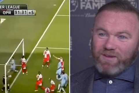 Wayne Rooney “finds it strange” key moment in Man City’s QPR win was “never questioned”