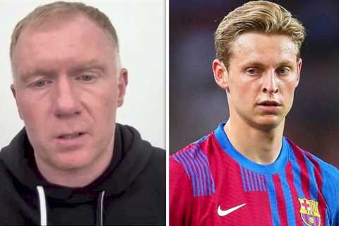 Man Utd legend Paul Scholes believes Frenkie de Jong can solve long-term problem