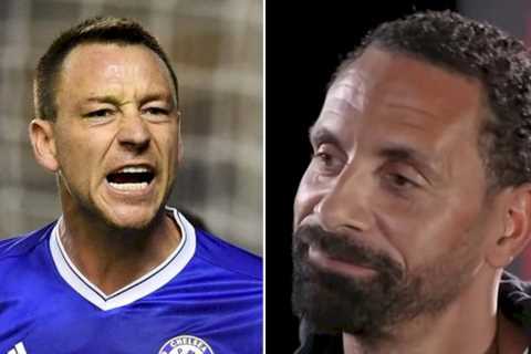 John Terry gives bitter response after being told Rio Ferdinand was better than him