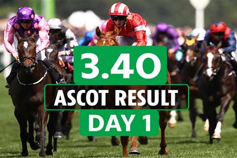 Who won the 3.40 at Ascot? How EVERY horse finished in the King’s Stand Stakes