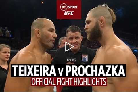 Crazy finish with 30 seconds left!  Glover Teixeira v Jiri Prochazka  UFC 275 Fight Highlights