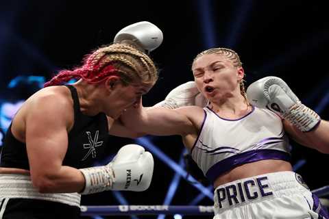 Olympic champ Lauren Price impresses on debut as she cruises to win over Valgerdur Gudstensdottir..