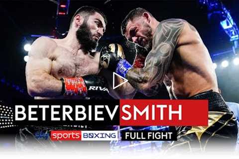 FULL FIGHT! Artur Beterbiev stops Joe Smith Jr in two BRUTAL rounds to become a three belt champ 💥