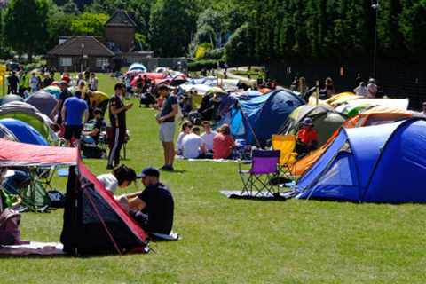 Wimbledon queue BACK after Covid as tennis fans camp in tents outside SW19 for tickets hours before ..