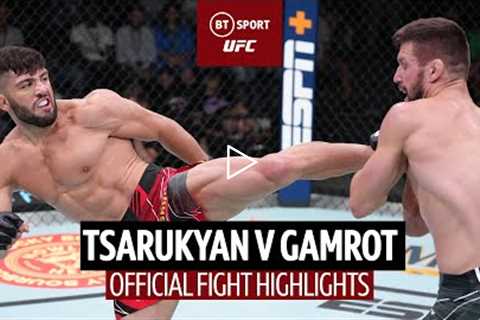 Lightweights go to all out war  Arman Tsarukyan v Mateusz Gamrot  UFC Official Fight Highlights