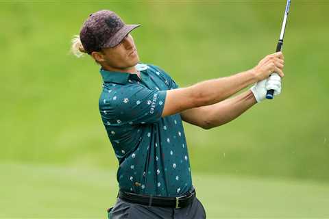 WATCH: Morgan Hoffmann holes flop shot from thick rough at John Deere Classic