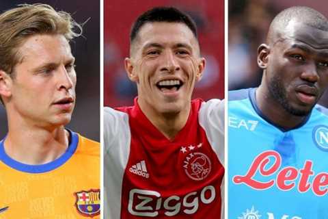 Transfer news LIVE: Man Utd agree De Jong fee, Ajax in Martinez meeting, Chelsea £34m deal