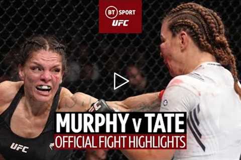 Stunning striking performance!  Lauren Murphy v Miesha Tate  UFC Long Island Highlights