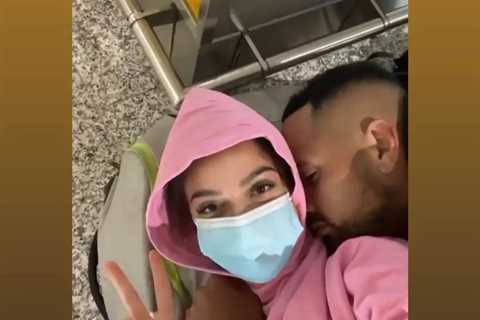 Nick Kyrgios and model girlfriend sleep on airport floor after flight delayed and luggage lost on..