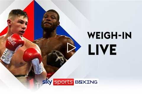 LIVE WEIGH-IN! ⚖️ Chris Billam-Smith vs Isaac Chamberlain, Ben Whittaker, Frazer Clarke hit scales!