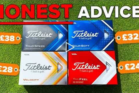 Which is best for your game? (HUGE REVIEW) | Titleist 2022 Golf Balls Review