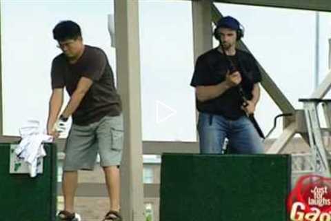 Golf Shooting Range Prank