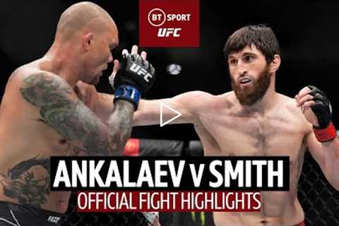 Unfortunate injury ends it early  Magomed Ankalaev v Anthony Smith  UFC 277 Highlights