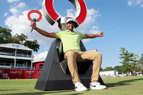 Tony Finau wins Rocket Mortgage Classic; first back-to-back winner in three years