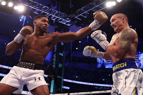 Anthony Joshua’s rematch with Oleksandr Usyk kicks-off incredible night of combat sports including..