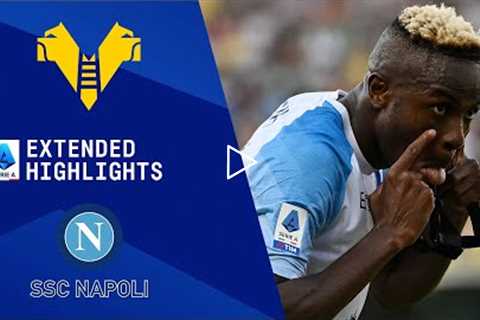 Hellas Verona vs. Napoli: Extended Highlights | Serie A | CBS Sports Golazo