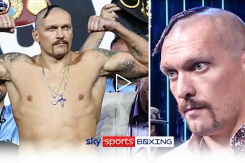 Your expectations are not always met 🔮  Usyk on surprising everyone with his weight for rematch