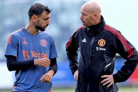 Man Utd boss Erik ten Hag ‘furiously let rip at Bruno Fernandes’ as details emerge