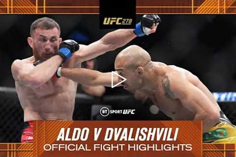 The Machine grinds down a legend!  Jose Aldo v Merab Dvalishvili  UFC 278 Fight Highlights