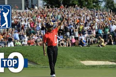 Tiger Woods’ top 10 shots at Muirfield Village