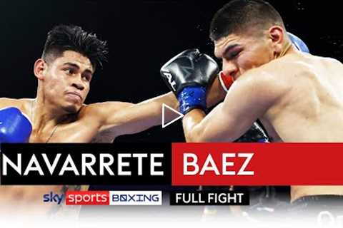 FULL FIGHT! Emanuel Navarrete's BRUTAL KO leaves Eduardo Baez floored in agony! 😱