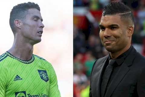 Casemiro begs ‘incredible’ Cristiano Ronaldo to stay with him at Man Utd