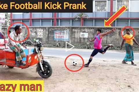 Fake Football Kick Prank !! Football Scary Prank - Gone Wrong Reaction |Razu prank tv