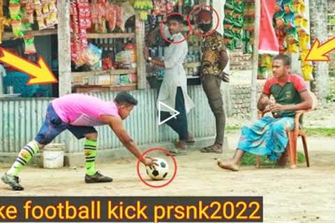 new viral Fake Football Kick Prank 2022 Football Scary Prank-Gone WRONG REACTION | By Razu prank tv