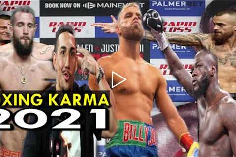 Most Satisfying Wins In Boxing 2021/Boxing KARMA 0f 2021