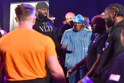 KSI and Joe Weller almost trade punches in fiery face-off before security step in as a YouTuber..