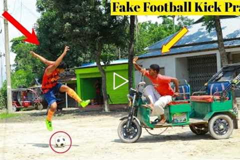 Fake Football Kick Prank !! Football Scary Prank - Gone Wrong Reaction || By @Ting Fun Prank