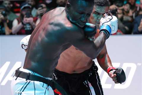 Watch as karate star Elhadji Ndour is brutally knocked out and left needing medical attention in..