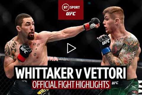 Robert Whittaker puts on a CLINIC to defeat Marvin Vettori at UFC Paris! 👏