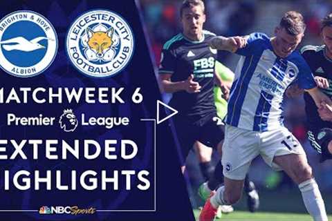 Brighton v. Leicester City | PREMIER LEAGUE HIGHLIGHTS | 9/4/2022 | NBC Sports