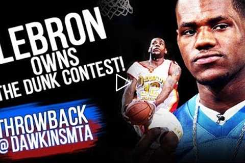 All DUNKS Of 2003 HS Dunk Contest - Young LeBron OWNS it! | FreeDawkins